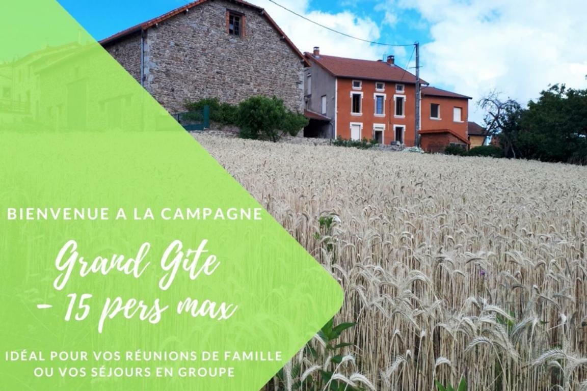 Grand Gite Maison D Alice Auvergne - 15 Personnes Saint-Bonnet-les-Quarts المظهر الخارجي الصورة